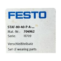 FESTO STAF-80-40-P-A-... Verschleißteilsatz 704962