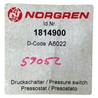 NORGREN 1814900 Druckschalter 59052