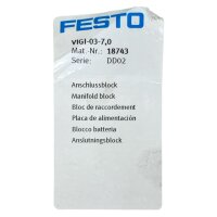 FESTO VIGI-03-7,0 Anschlussblock 18743