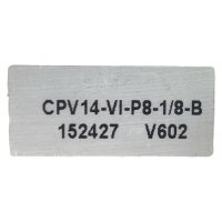 FESTO CPV14-VI-P8-1/8-B Anschlussplatte 152427