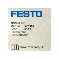 FESTO MS9-LFP-C 570309 Filterpatrone Filter