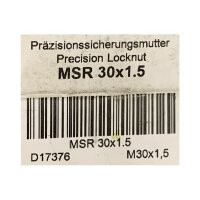 SPIETH MSR 30x1.5 Präzisionssicherungsmutter