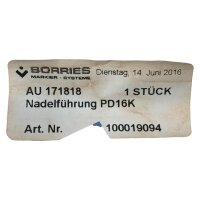 BORRIES AU171818 Nadelführung