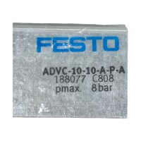 FESTO ADVC-10-10-A-P-A 188077 Kurzhubzylinder
