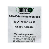 BRECO 50ATN10/12,7C ATN-Zahnriemenschloss