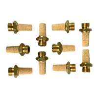 SET Inhalt 10 stk!  BOSCH 1/4 40746 Schalldämpfer
