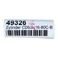 SMC CD85N16-80C-B Pneumatikzylinder Rundzylinder