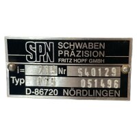 SPN SCHWABEN PRÄZISION 175 051496 Getriebe i=23,5