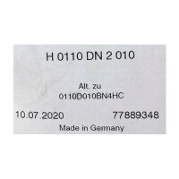 FG H 0110 DN 2 010 Filter Filterelement