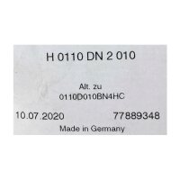 FG H 0110 DN 2 010 Filter Filterelement