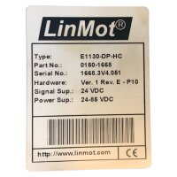 LinMot E1130-DP-HC 0150-1668 Servocontroller