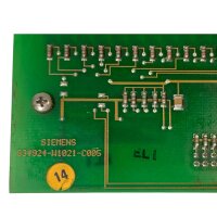 Siemens G34924-W1021-C005 Platine