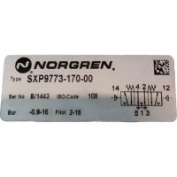 NORGREN SXP9773-170-00 Wegeventil Ventil T50P0010