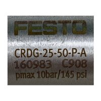 FESTO CRDG-25-50-P-A 160983 Normzylinder Zylinder