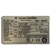 Leuze lumiflex Sicherheitsrelais Relais MSI-SR2/F