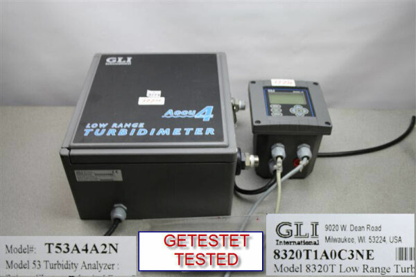 GLI turbidity analyzer T53A4A2N 8320T1A0C3NE 8320T Low Range turbidity sensor in