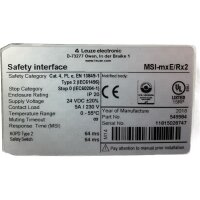 Leuze MSI-mxE/Rx2 Safety interface