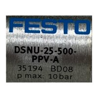 FESTO DSNU-25-500-PPV-A 35194 Normzylinder Zylinder Pneumatikzylinder