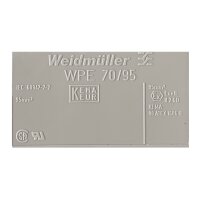 SET 8 STK! Weidmüller WPE 70/95 Schutzleiter-Reihenklemme Klemme