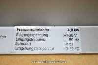 Hansa neumann Frequenzumrichter  4 kw  3x400 volt  inverter umrichter