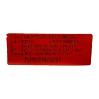 Danfoss VLT5003PT5B20STR3DLF10A00CC Frequenzumrichter 175Z0545 3,1 KVA