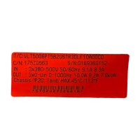 Danfoss VLT5006PT5B20STR3DLF10A00C0 Frequenzumrichter 175Z0563 7,6KVA
