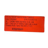 Danfoss VLT5004PT5B20STR3DLF10A00C0 Frequenzumrichter 175Z0551 4,3KVA