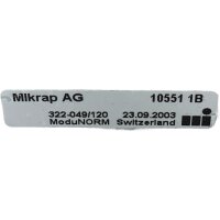 Mikrap 322-049/120 10551 1 B ModuNORM Local-I/O Digital