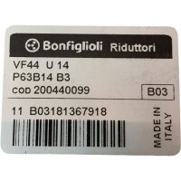 Bonfiglioli VF44 U14 Schneckengetriebe B03181367918