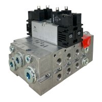 FESTO NAW-1/4-01-VDMA VSVA-B-T32C-AZH-A1-1C1 Anschlussplatte mit Magnetventil