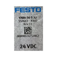 FESTO VSVA-B-T32C-AZD-A1-1T1L 539150 539217 539236 550663 539220 Ventilinsel