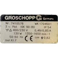 GROSCHOPP 7410578 WK1704501 Motor