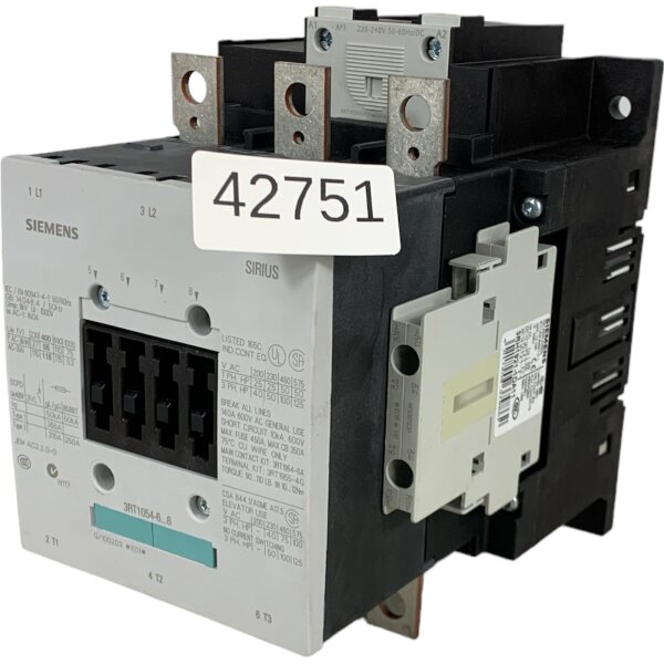 Siemens SIRIUS 3RT1054-6AF36 Schütz