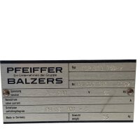 PFEIFFER BALZERS TCP 010 Vakuum Turbo Pumpe 750Hz
