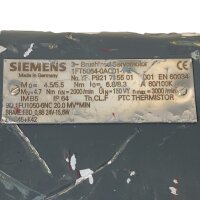 Siemens 1FT5064-0A001-1Z Brushless Servomotor