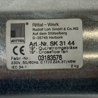 RITTAL SK3144 Drucklüfter Lüfter 03183576