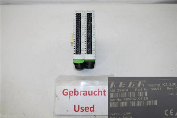 keba kermo k2-200 part nr 65067  AM299/A