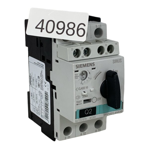 Siemens SIRIUS 3RV1021-4AA10 Leistungsschalter