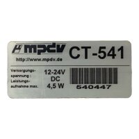 mpdv CT-541 Bedienoberfläche Bedienterminal