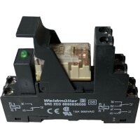 SET INHALT 10 STK! Weidmüller 7940006157 RCLKIT 24VDC 2CO LED GN Relaisbaustein