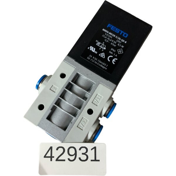 FESTO MHE4-MS1H-3/2G-QS-8 Magnetventil Ventil 525191