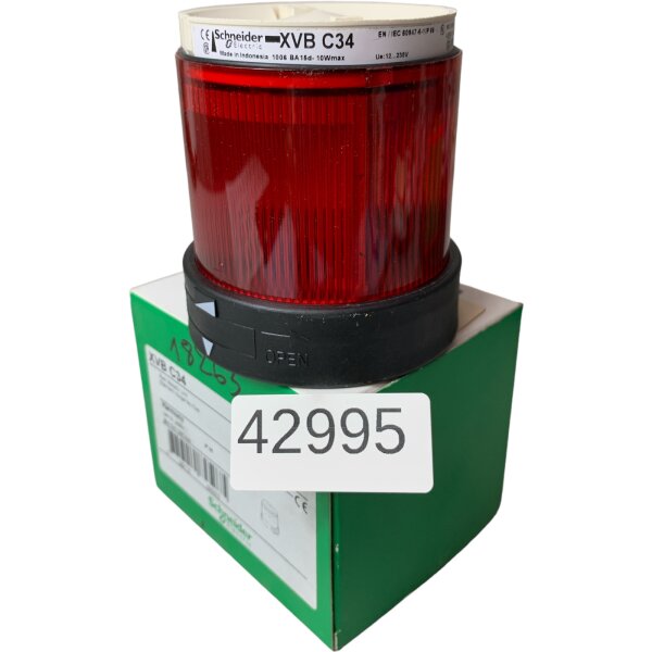 Schneider Electric XVB C34 Signalsäule ROT 084507