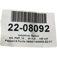 PEPPERL+FUCHS NBB8-18GM30-E2-V1 induktiver Sensor