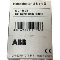 ABB S2-H21 GHS2701936R0001 GHS2707017P7 Hilfsschalter