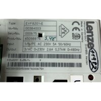 Lenze EVF8201-E Freuquenzumrichter 00384003 0,37KW