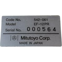 Mitutoyo 542-061 EF-12PR Linearmessgerät