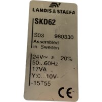 Landis & Staefa SKD62 Stellantrieb 980330