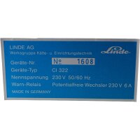 Linde CI 322 Steuergerät Kühlanlagesteuerung