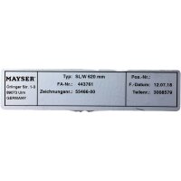 Mayser SL/W 620 mm Sicherheitsleiste 443761