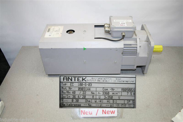 Man Roland Antek EC 100-S-03  servomotor EC100-S-03